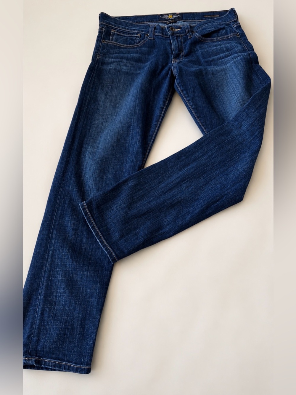 Lucky Brand Sienna Cigarette Jeans Dark Wash Size 8/29 Mid Rise Stretch